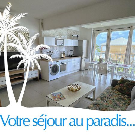 Studio Pieds Dans L'Eau Avec Vue Lagon Et Piscine Sandy Ground Luaran gambar